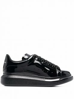 Alexander McQueen high-shine low-top sneakers