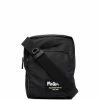 Alexander McQueen logo-embroidered messenger bag