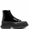 Alexander McQueen Tread Slick lace-up ankle boots