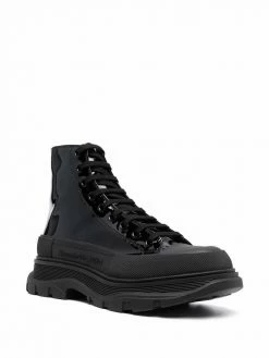 Alexander McQueen Tread Slick lace-up ankle boots