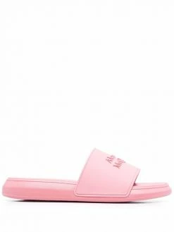 Alexander McQueen raised-logo slides