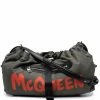 Alexander McQueen logo-print drawstring shoulder bag