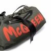 Alexander McQueen logo-print drawstring shoulder bag