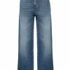 Alexander McQueen two-tone straight-leg jeans