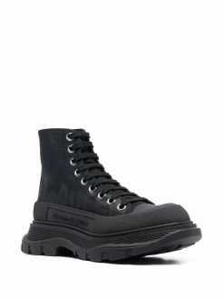 Alexander McQueen high-top leather sneakers