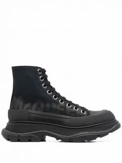 Alexander McQueen high-top leather sneakers