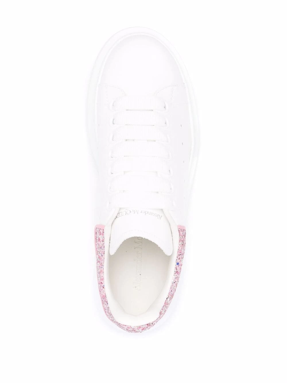 Alexander McQueen Oversized glitter leather sneakers 4 Alexander McQueen oversized glitter leather sneakers