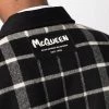 Alexander McQueen logo-patch check-pattern shirt