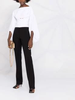 Alexander McQueen high-waisted tailored trousers