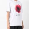 Alexander McQueen Skull floral print short sleeve T shirt 7 Alexander McQueen skull floral-print short-sleeve T-shirt