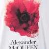 Alexander McQueen Skull floral print short sleeve T shirt 9 Alexander McQueen skull floral-print short-sleeve T-shirt