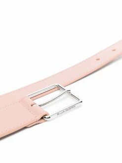 Alexander McQueen plain slim belt