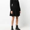 Alexander McQueen ribbed-knit flared mini dress
