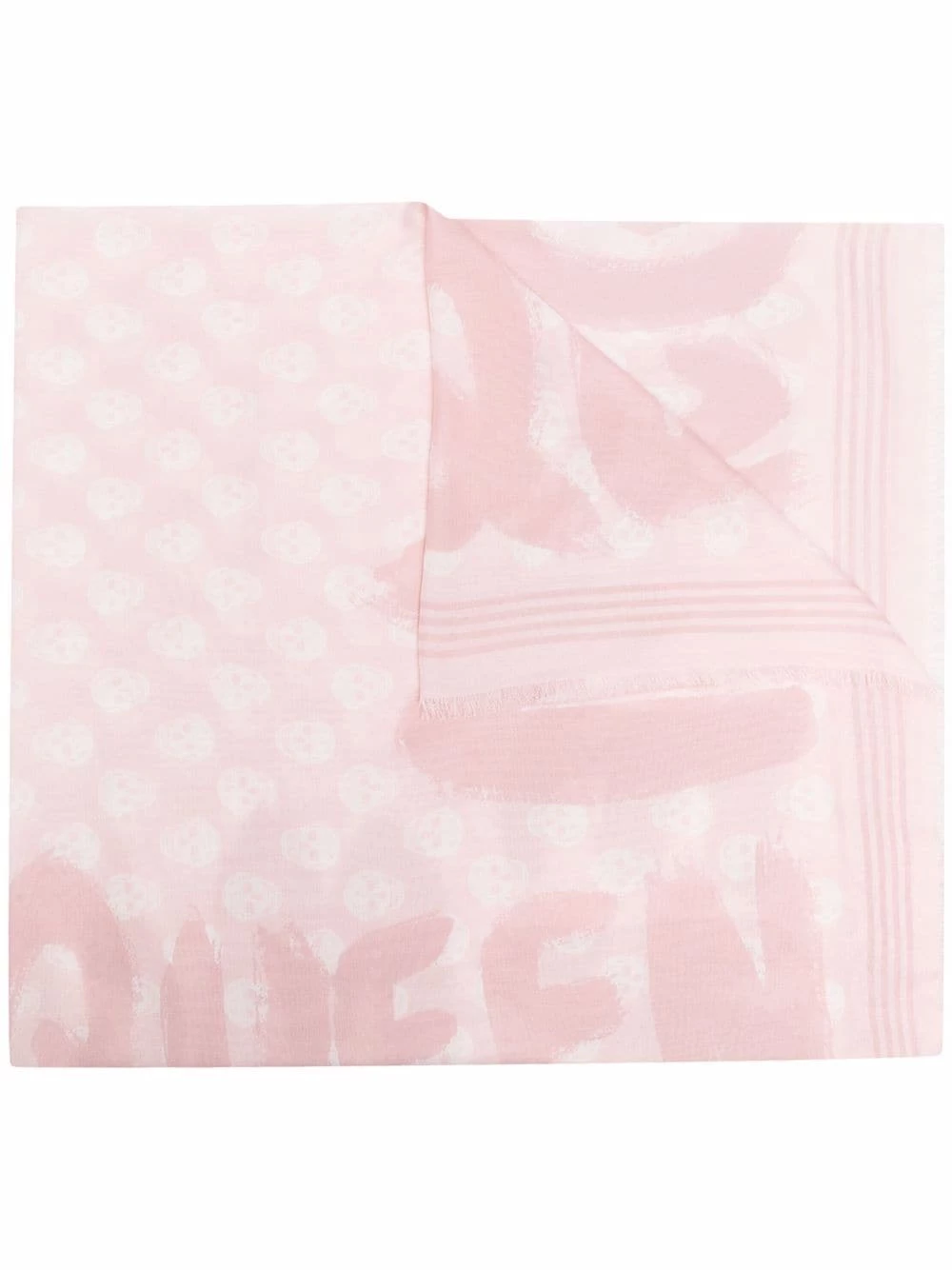 Alexander McQueen McQueen Graffiti Biker Skull scarf 1 Alexander McQueen McQueen Graffiti Biker Skull scarf