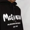 Alexander McQueen Logo print cotton hoodie 8 Alexander McQueen logo-print cotton hoodie