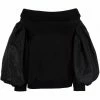 Alexander McQueen puff-sleeve off-shoulder blouse