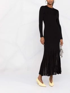 Alexander McQueen pleated knitted dress