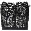 Alexander McQueen lace-panel strapless top