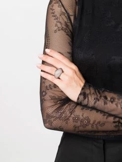 Alexander McQueen Molten cocktail ring