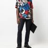 Alexander McQueen graffiti print short-sleeve shirt