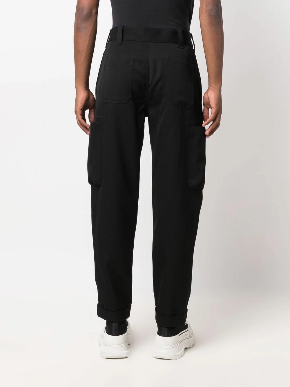 Alexander McQueen Straight leg utility trousers 4 Alexander McQueen straight-leg utility trousers