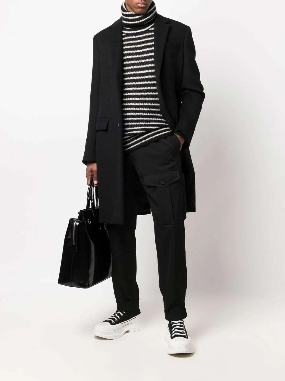 Alexander McQueen Straight leg utility trousers 2 Alexander McQueen straight-leg utility trousers