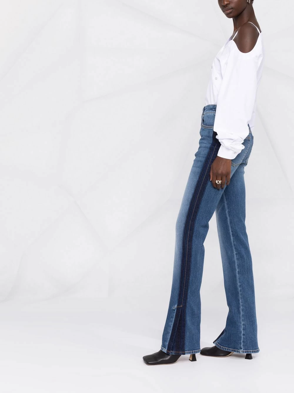 Alexander McQueen Side stripe detail jeans 6 Alexander McQueen side-stripe detail jeans