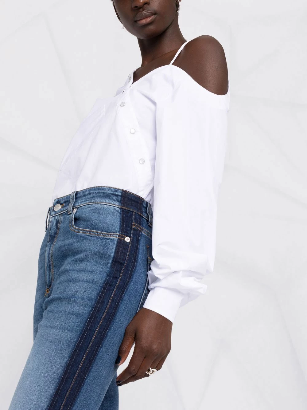 Alexander McQueen Side stripe detail jeans 5 Alexander McQueen side-stripe detail jeans