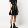 Alexander McQueen embroidered shift knit dress