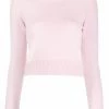 Alexander McQueen round neck cashmere jumper