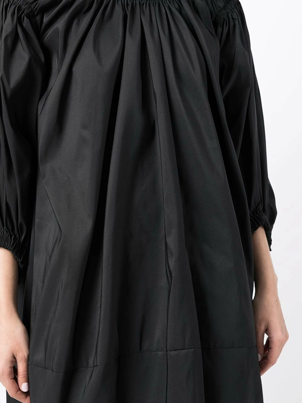 Alexander McQueen Gathered detail puff sleeve dress 5 Alexander McQueen gathered-detail puff-sleeve dress