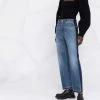 Alexander McQueen high-rise straight-leg jeans