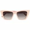 Alexander McQueen two-tone cat-eye sunglasses