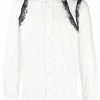 Alexander McQueen abstract-print long-sleeve shirt
