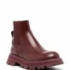 Alexander McQueen chunky leather boots