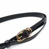 Alexander McQueen thin oversized belt