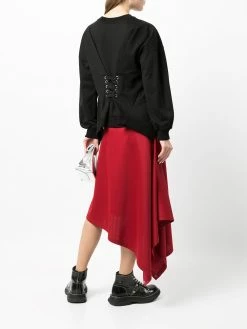 Alexander McQueen corset-back sweatshirt