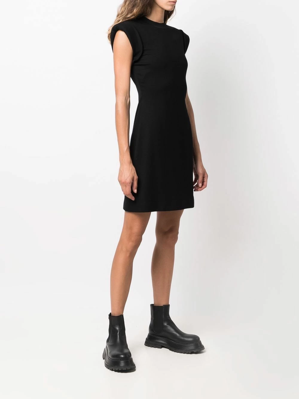 Alexander McQueen Logo print sleeveless dress 4 Alexander McQueen logo-print sleeveless dress