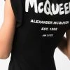 Alexander McQueen Logo print sleeveless dress 11 Alexander McQueen logo-print sleeveless dress