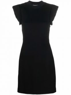 Alexander McQueen logo-print sleeveless dress