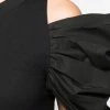 Alexander McQueen puff-sleeve cut-out blouse
