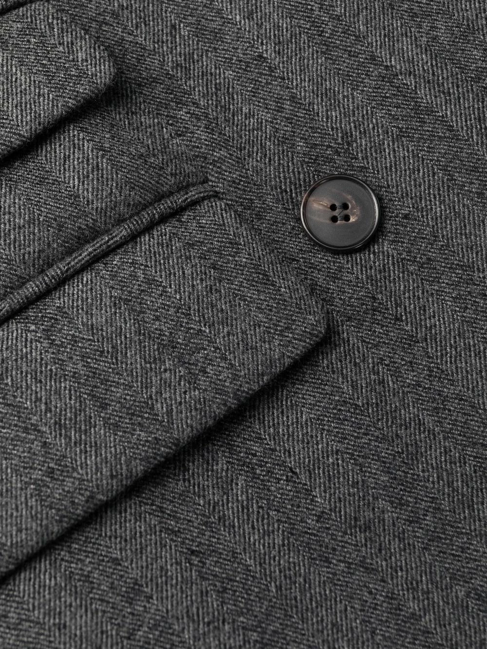 Alexander McQueen Vertical striped double breasted coat 6 Alexander McQueen vertical-striped double-breasted coat