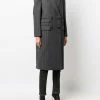Alexander McQueen Vertical striped double breasted coat 9 Alexander McQueen vertical-striped double-breasted coat