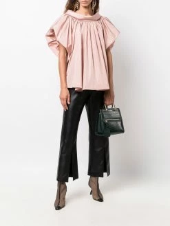 Alexander McQueen crocodile-effect leather tote