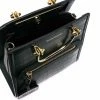 Alexander McQueen crocodile-effect leather tote