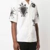 Alexander McQueen illustration-style print shirt