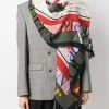 Alexander McQueen floral-print wool scarf