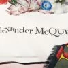 Alexander McQueen floral-print wool scarf