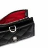 Alexander McQueen quilted-finish leather purse
