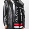 Alexander McQueen Skeleton logo-print scarf